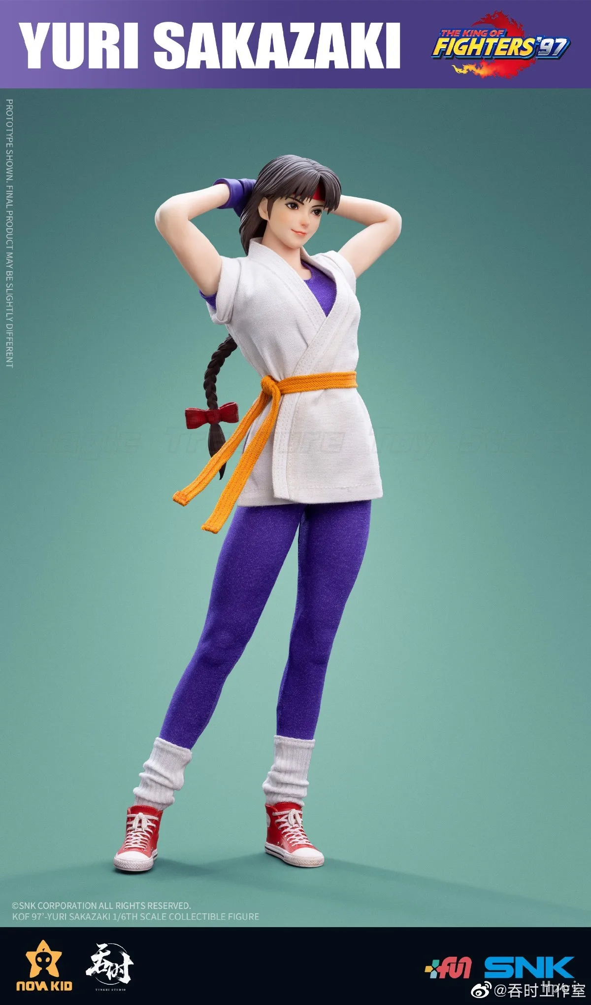 【Em estoque】Sonshi Studio original THE KING OF FIGHTERS '97 YURI SAKAZAKI 1/6 escala figura ornamentos de animação