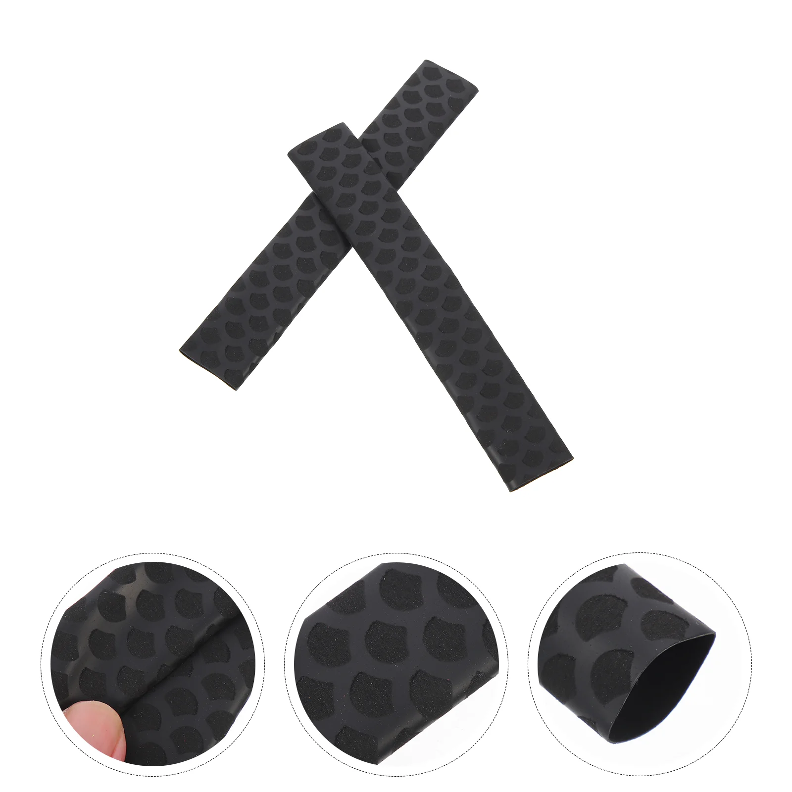 

Drum Stick Non-slip Sleeve Covers for Drumstick Kit Decorate 165x18cm Percussion Instrument Supplies Black