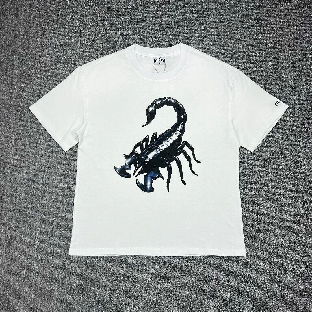 2026 Mertra T-Shirt im amerikanischen Stil mit Skorpionmuster, locker geschnitten, für Damen und Herren – Detail 3