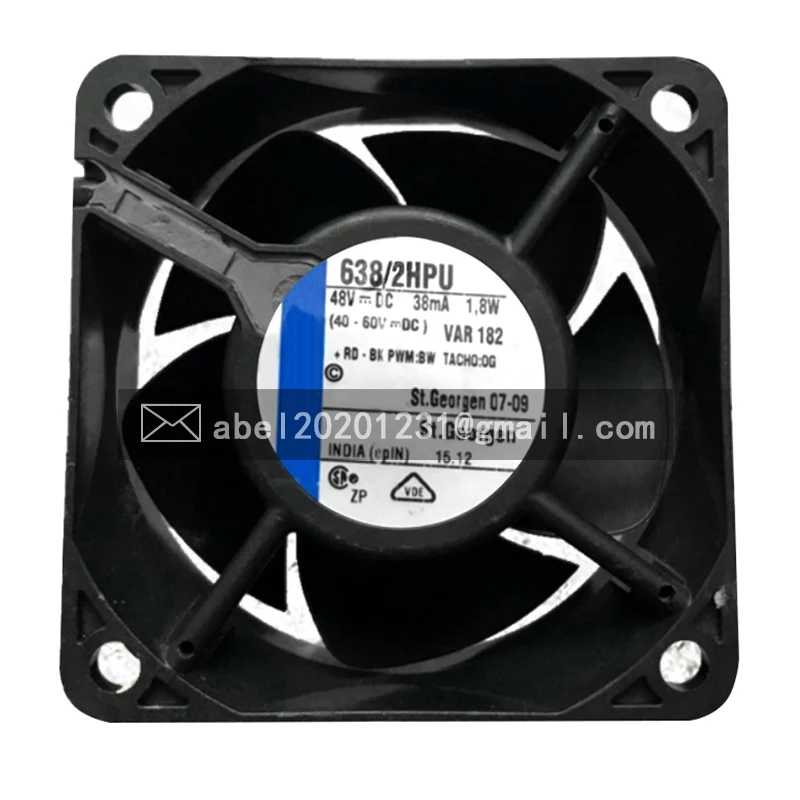 

BRAND NEW ORIGINAL 638/2HPU 638/2 HPU DC 48V 1.8W COOLING FAN 6025 6CM 60*60*25 MM