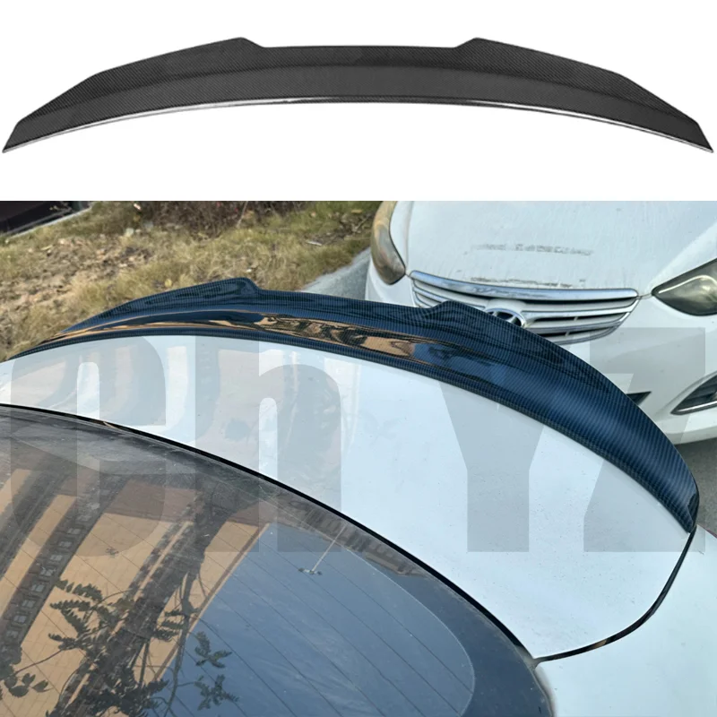 

Trunk Boot Lid Duck Tail Lip Spoiler Wings For Kia K3 Cerato Forte Sport GT 2019-2023 Real Carbon Fiber PSM Rear Spoiler