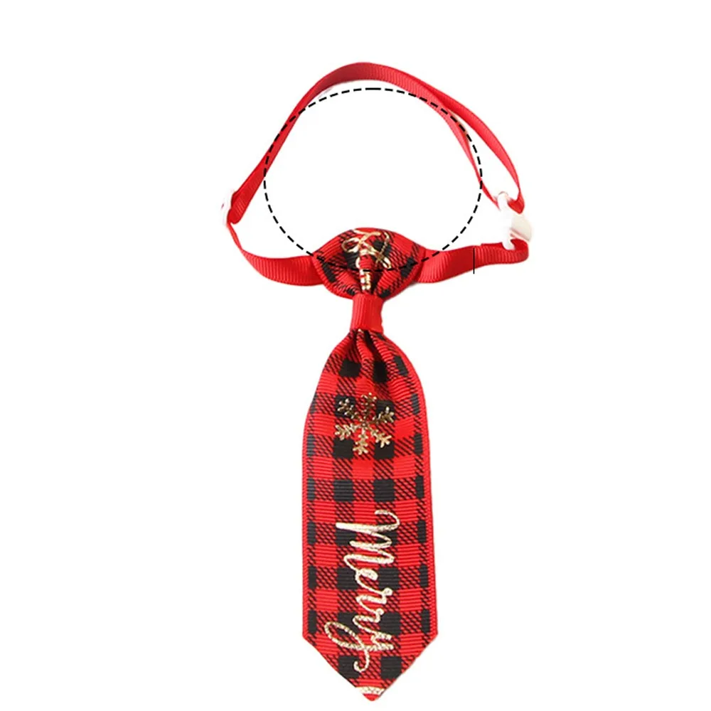 

Pet Clothing Cute Christmas Dog Tie Adjustable Costume Cat Neckties Decorative Dog Bow Tie for Puppy Dogs Cats