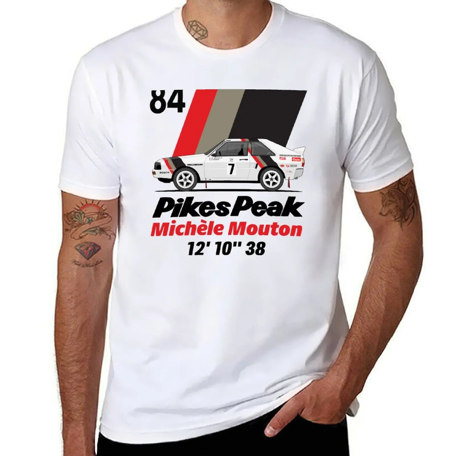 

Michele Mouton Pikes peak 1984 T-Shirt anime t shirts for man man t shirts for men T-Shirt