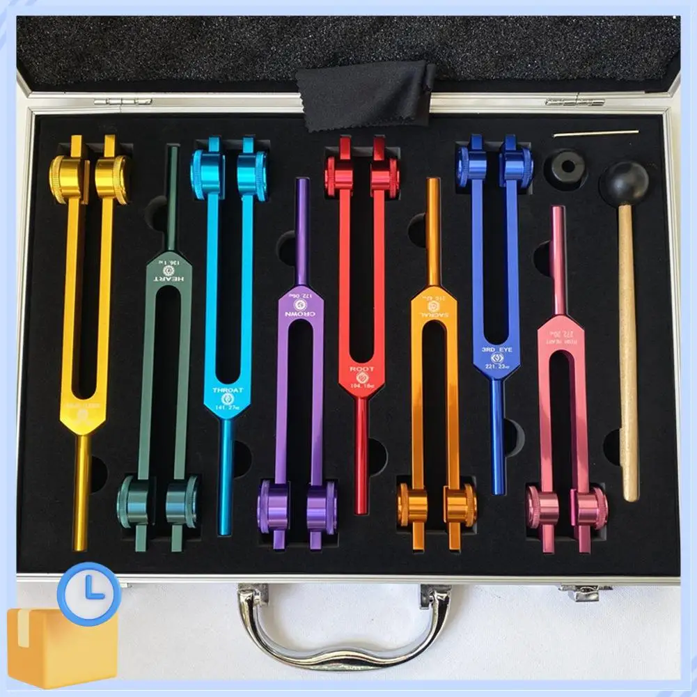 

Popular Chakra Tuning Fork Set, Tuning Forks For Healing Chakra Set, For Healing,Sound Therapy,Keep Body Durable Easy Install