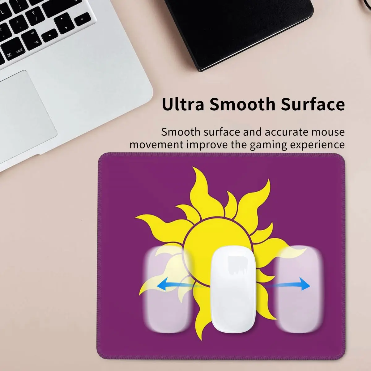 

Rapunzel Sun Mouse Pad Computer Keyboard Mouse Mat Gaming PC Desk Mat Office Accessories Table Mats