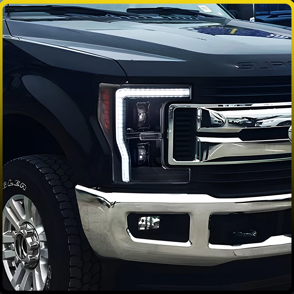 For Ford Raptor F250 2020-2024 LED Auto Upgrade New Style Headlights Assembly Projector Lens Car Tool Accessories Plug and Play