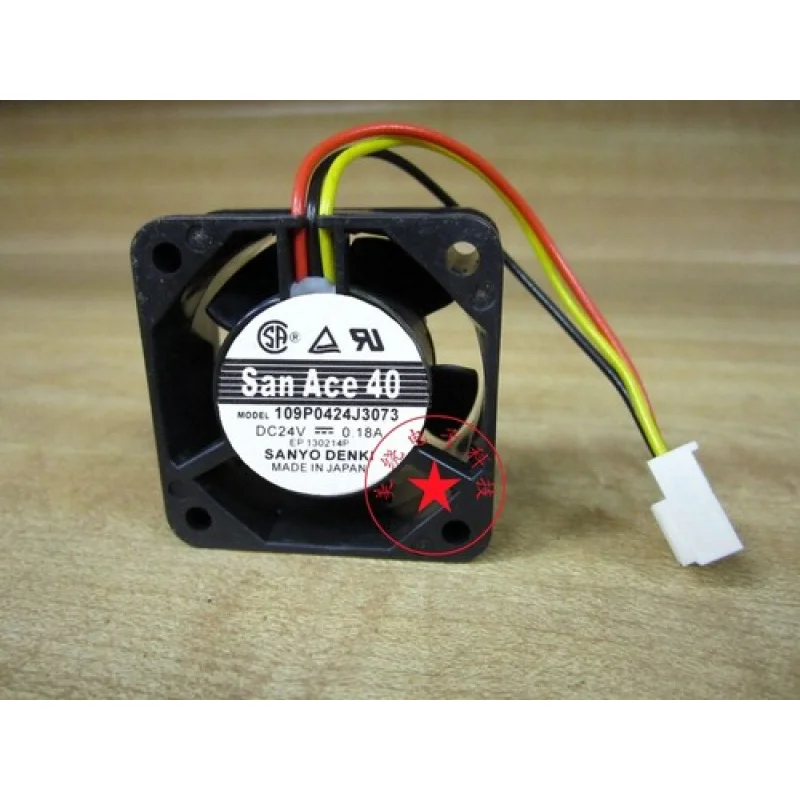 

L Высококачественный охлаждающий вентилятор 109P0424J3073 24 В 0,18 А 40*40*28 мм