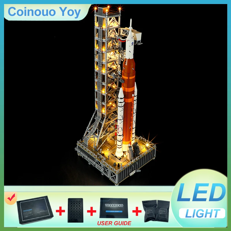 

СВЕТ для LEGO 10341 NASA Artemis Space Launch System DIY игрушка (без блоков, модель только светодиодный светильник), набор кирпичных светильников, подарок для ребенка