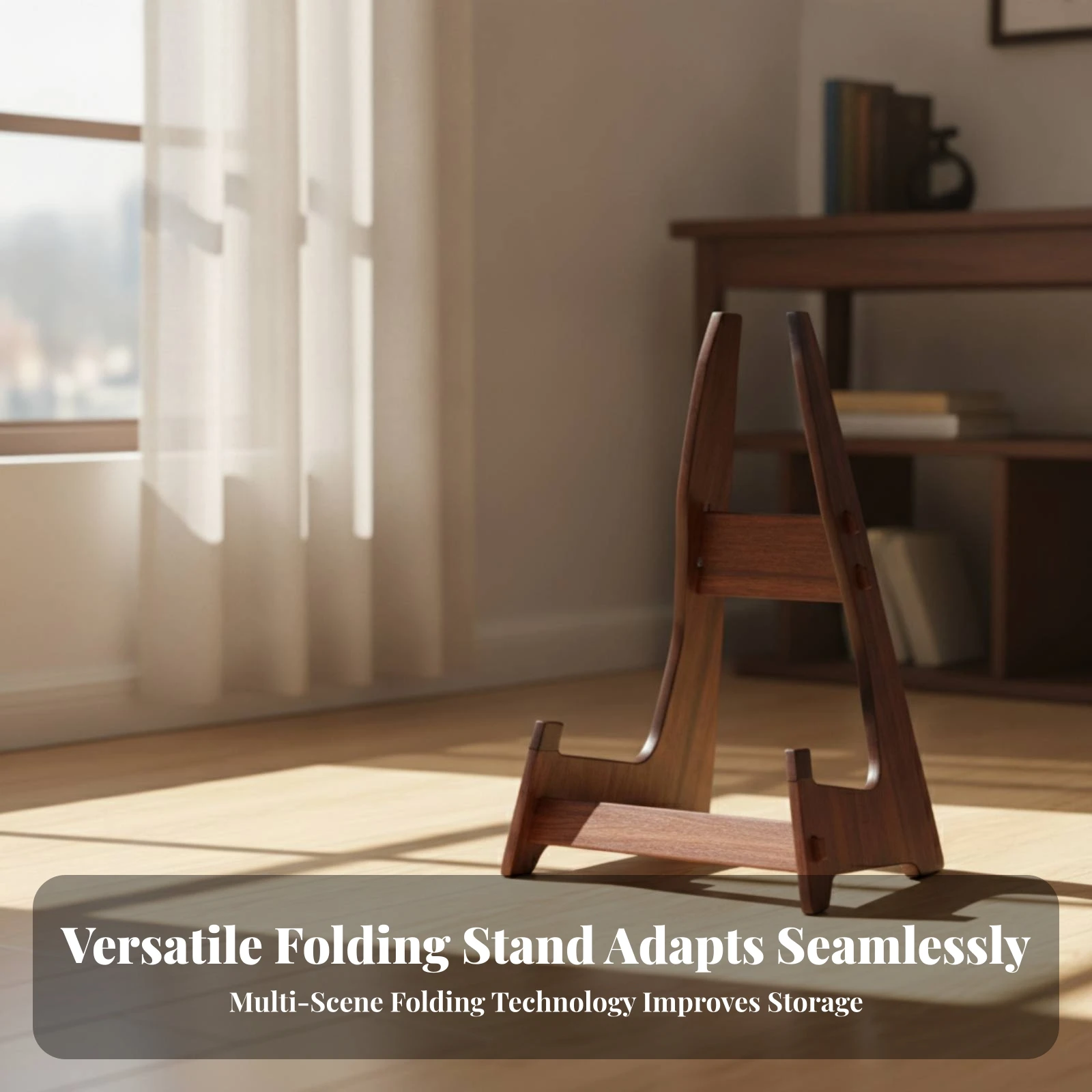 Upright Guzheng Stand Space-Saving Guzheng Stand Stable for Musicians, Home Practice Rooms, Music Studios