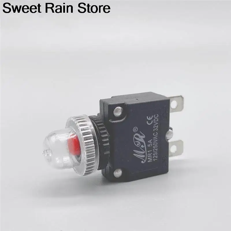 5pcs The circuit breaker    3A 4A 5A 6A 7A 8A 10A 12A 15A 16A 18A 20A 25A 30A  Circuit Breaker Overload Protector Switch Fuse