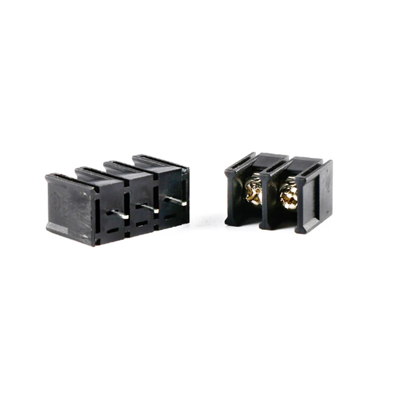 (10 Pièces) KF28C-7.62-2P 3P 4P Direct Plug With Protective Cover 7.62mm Pitch Fence Type Terminal Block Middle Foot Position