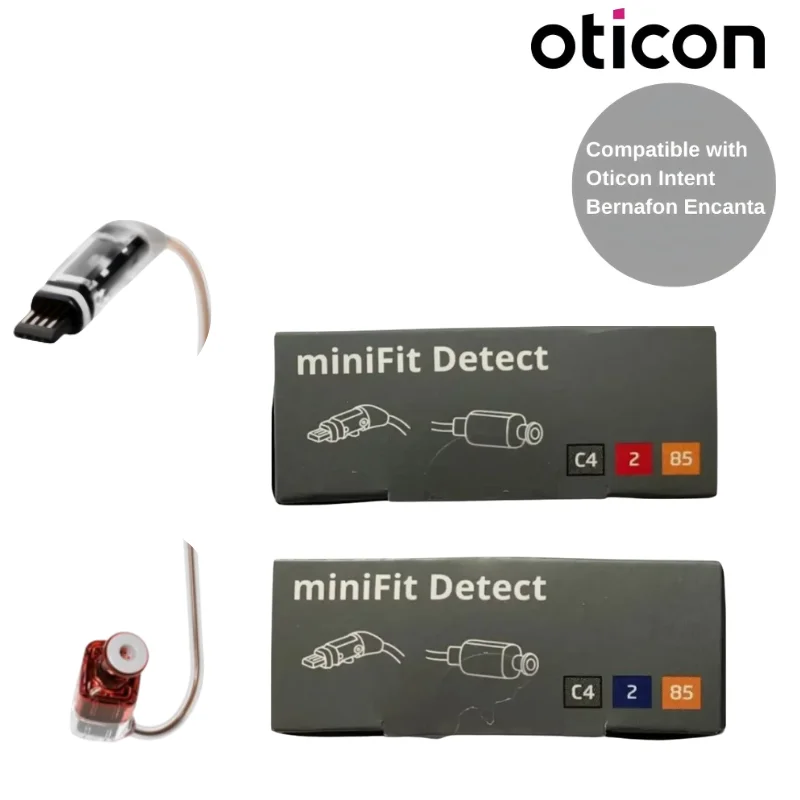 

New Oticon Bernafon MiniFit Detect Receiver Compatible with Oticon Intent and Bernafon Encanta Hearing Aids Only