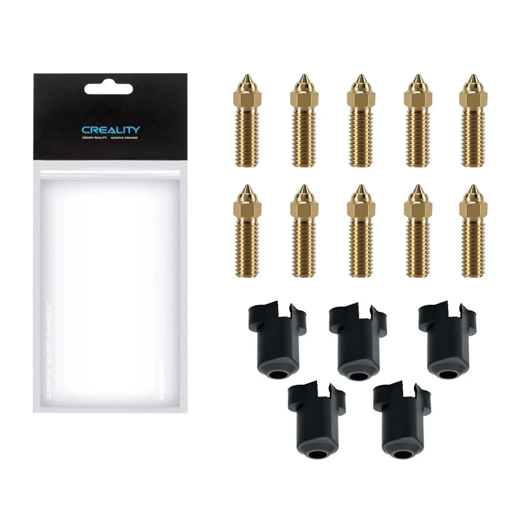 Creality K1 Messingdüse Silikonsocken-Kit Extruder Hot End Düsen-Kit 3D-Drucker für K1/K1 Max/Ender 3 V3 KE/CR-M4/CR-10 – Detail 2
