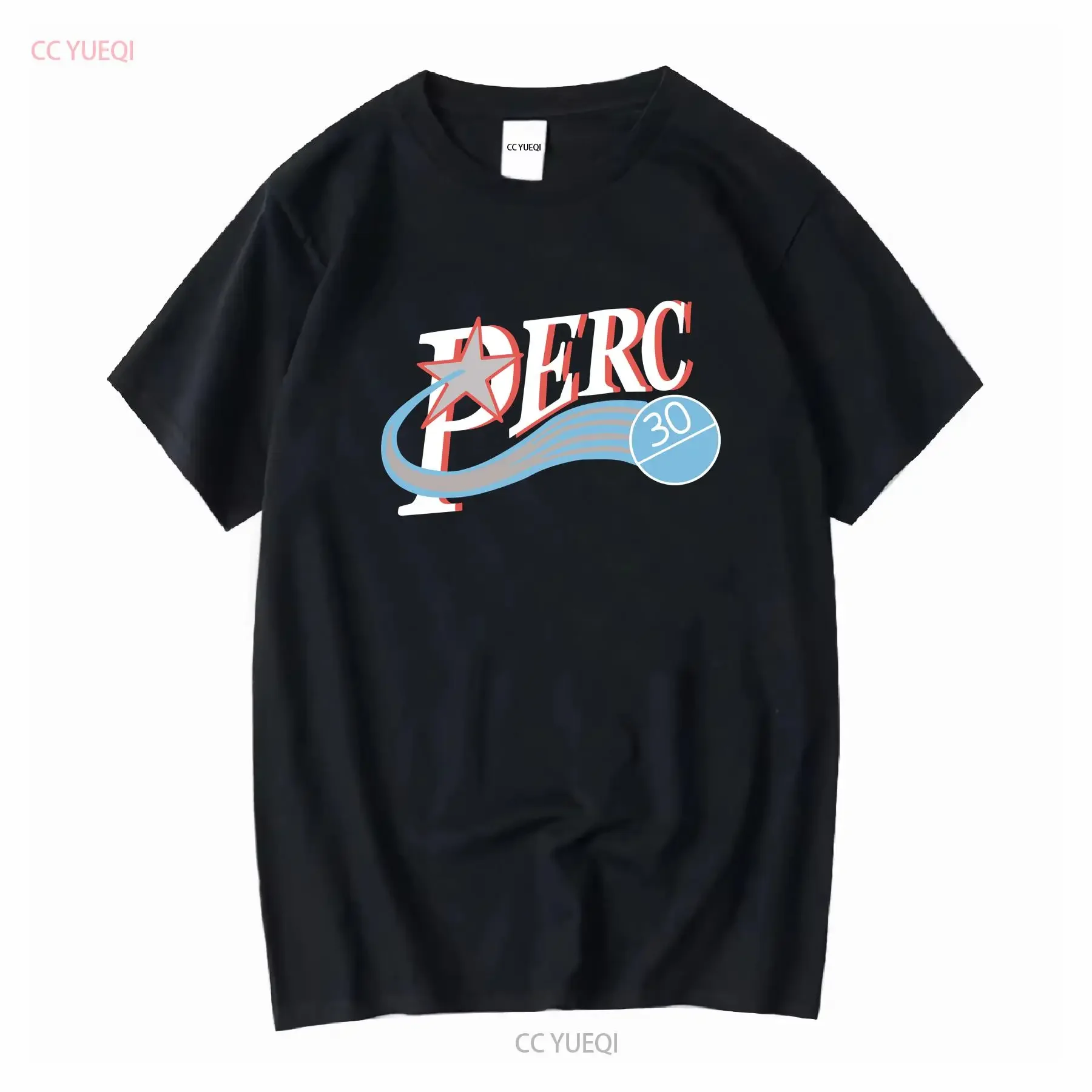 Perc 30 Ocet Basketball Jersey Style Hip Hop Party T Shirt long or short sleeves vintage Washed Versatile Breathable fashion