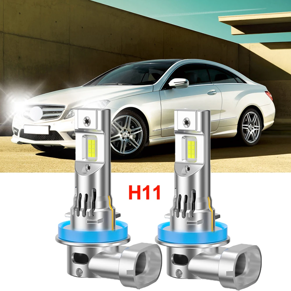 2PCS Led Canbus Scheinwerfer 20000LM Hohe Helle Upgrade CSP 3570 H11 H8 H9 Nebel Lampe Auto Led Glühbirnen 6000k weiß