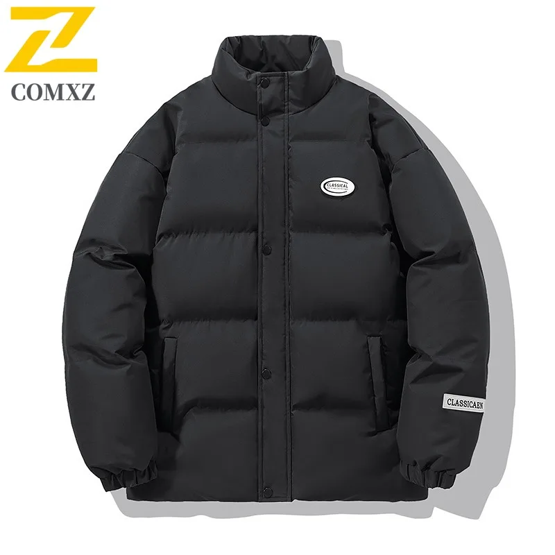 2025 جديد الشتاء سترة قطن الرجال الكورية كل مباراة خفيفة الوزن سميكة الدافئة الحشو معطف الشباب عادية الباردة واقية الثلوج سترة معاطف