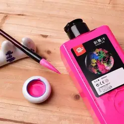 120ML Color Ink Washable Chinese Painting Pigment Calligraphy Children Adult Painting Ink Pigment Student Art Supplies