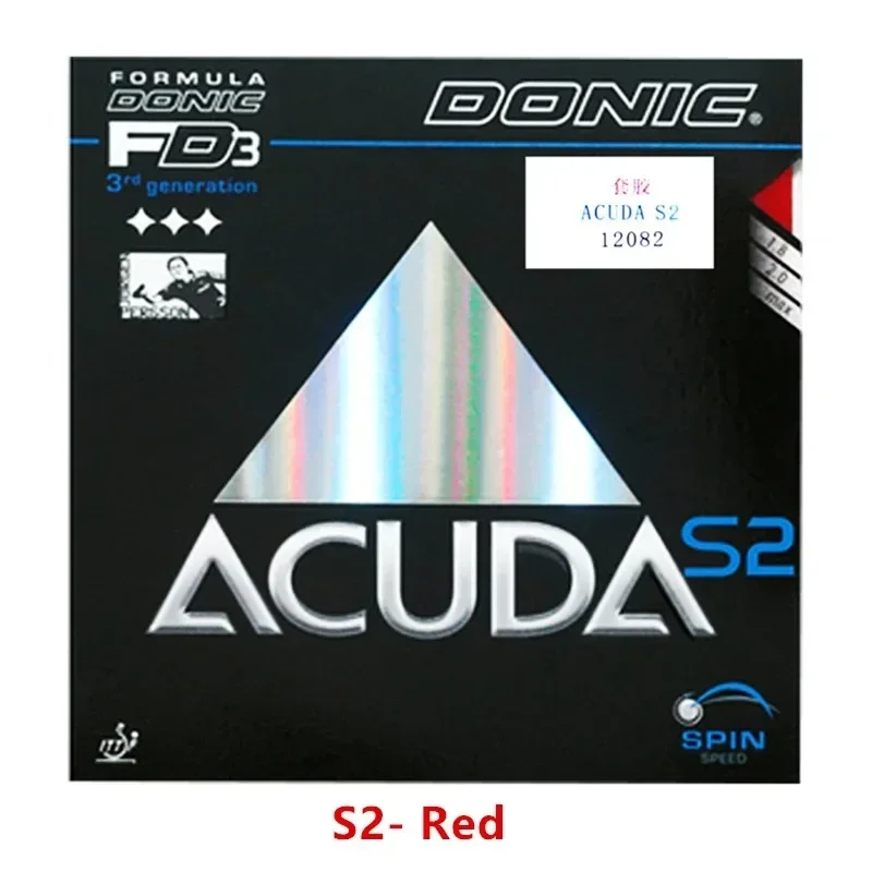 Genuine DONIC ACUDA S1 reinforced S2 S3 table tennis rubberized racket with reverse rubber cover