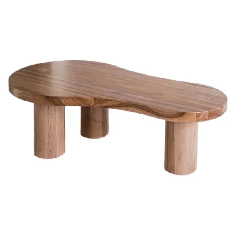 

Retro wabi-sabi wind solid wood small coffee table living room household small apartment medieval log