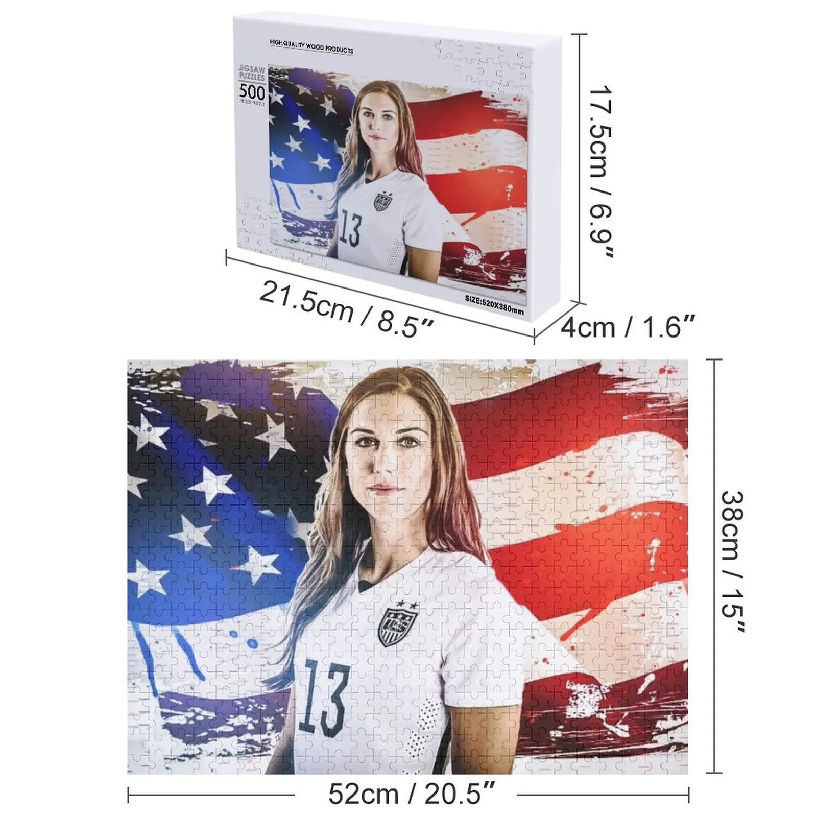 التوضيح أليكس مورغان بازل قطع اسم خشبي اسم مخصص الخشب هدايا مخصصة للأطفال شخصية لغز اسم خشبي #4