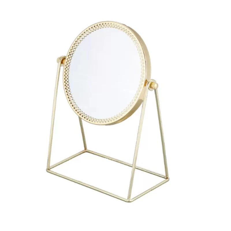 Light luxury Internet celebrity glass cosmetics storage box desktop dust lipstick skin care products dresser finishing rack rack