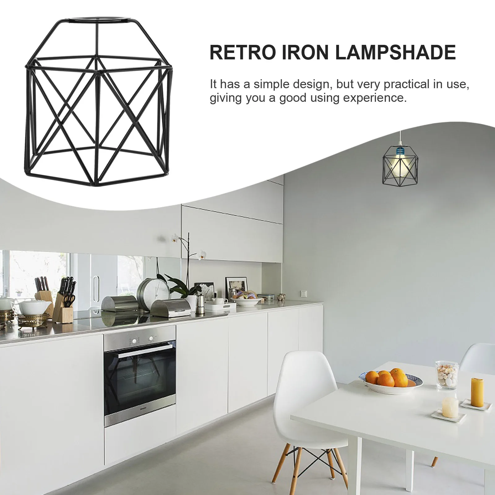 

Vintage Iron Art Lampshade Chic Decorative Lamp Shade for Living Room Bedroom Kitchen Cafe Bar Wall Light Fixture Cover