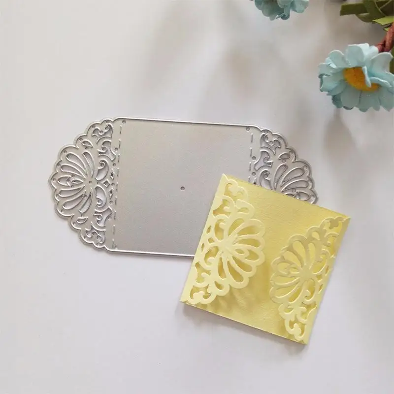 Lace Greeting Card Metal Cutting Dies Stencils Die Cut DIY Scrapbooking Album Paper Card Embossing