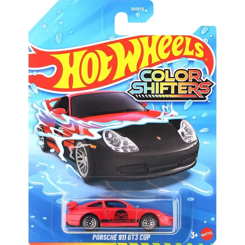 Hot Wheels Color Shifters 1:64 Diecast Car Porsche 911 Thermochromic Color Change Alloy Model Toy for Kids Boys Collectible Gift image 4