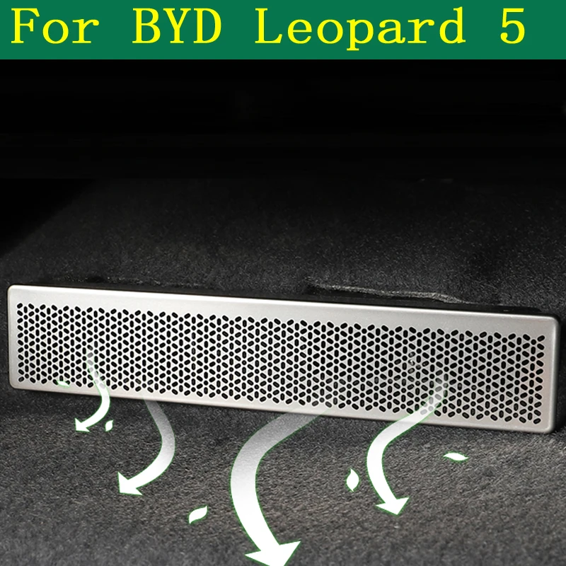 

Car Air Conditioning Outlet Dust Cover Interior Decoration Sticker Modification For BYD Equation Leopard 5 2023 2024 Accessories