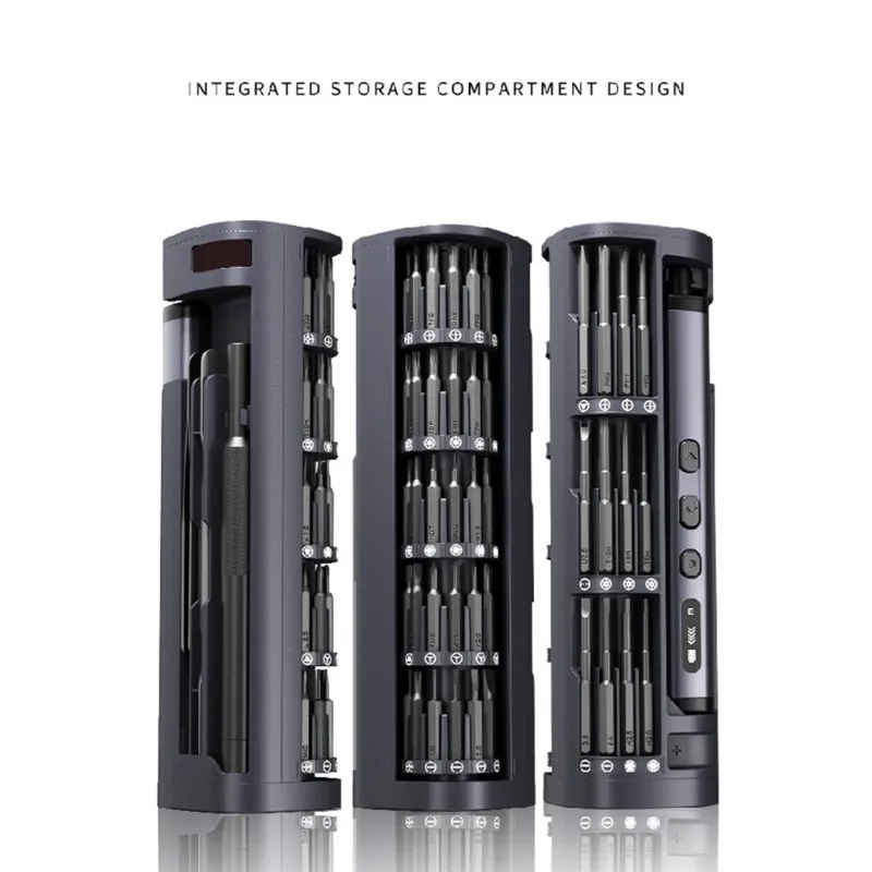 SOFT-Mini Electric Screwdriver 78-In-1, Max 0.5N.M, Precision Screwdriver Set With 72 Magnetic Bits 5/32
