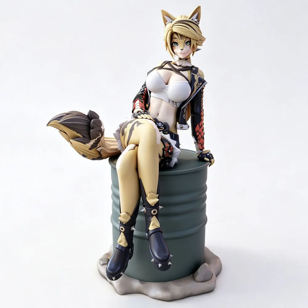 1/24=75mm--1/8=250mm Anime Character Statue GK Miniature 3D Printed Gray Model Figurine DIY Doll Model Unassembled And Unpainted