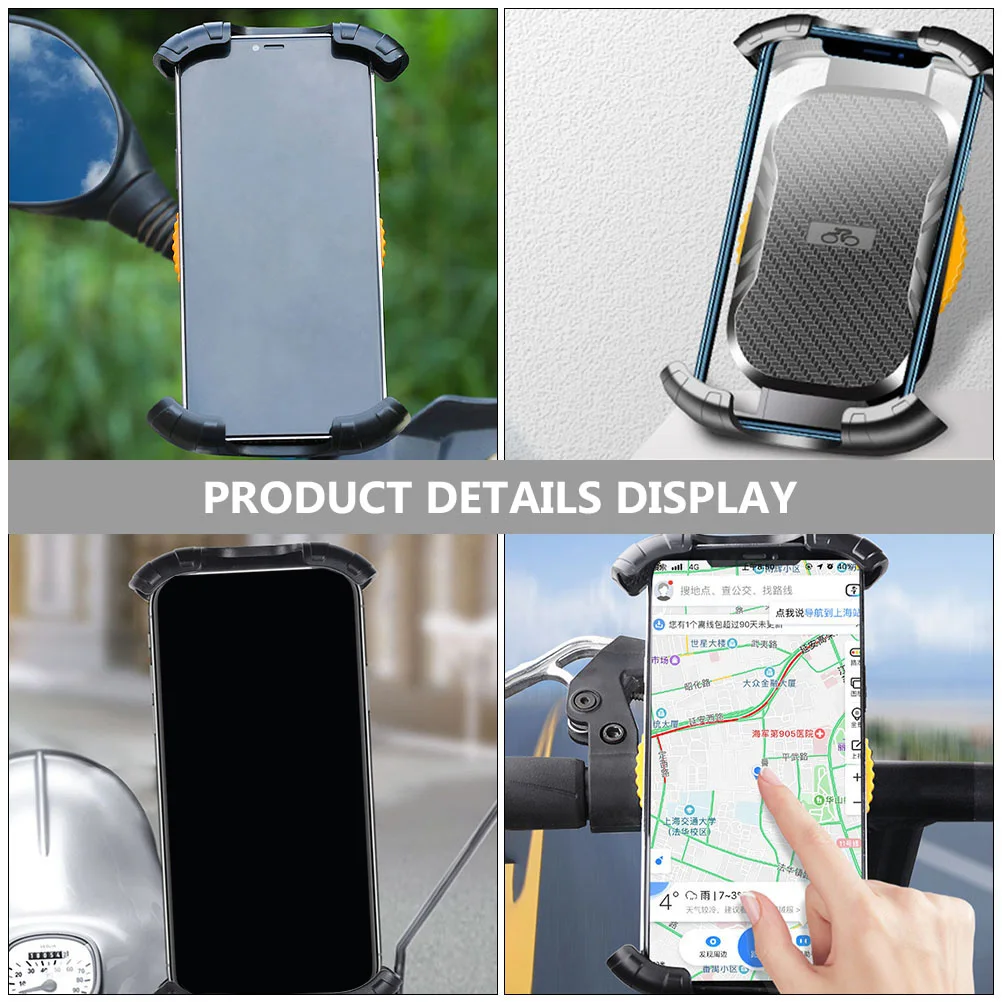 

Rotating Mobile Phone Bracket Stand Mount Holder Universal Adjustable 360 Degree Swivel Compatible Handlebars Easy Installation
