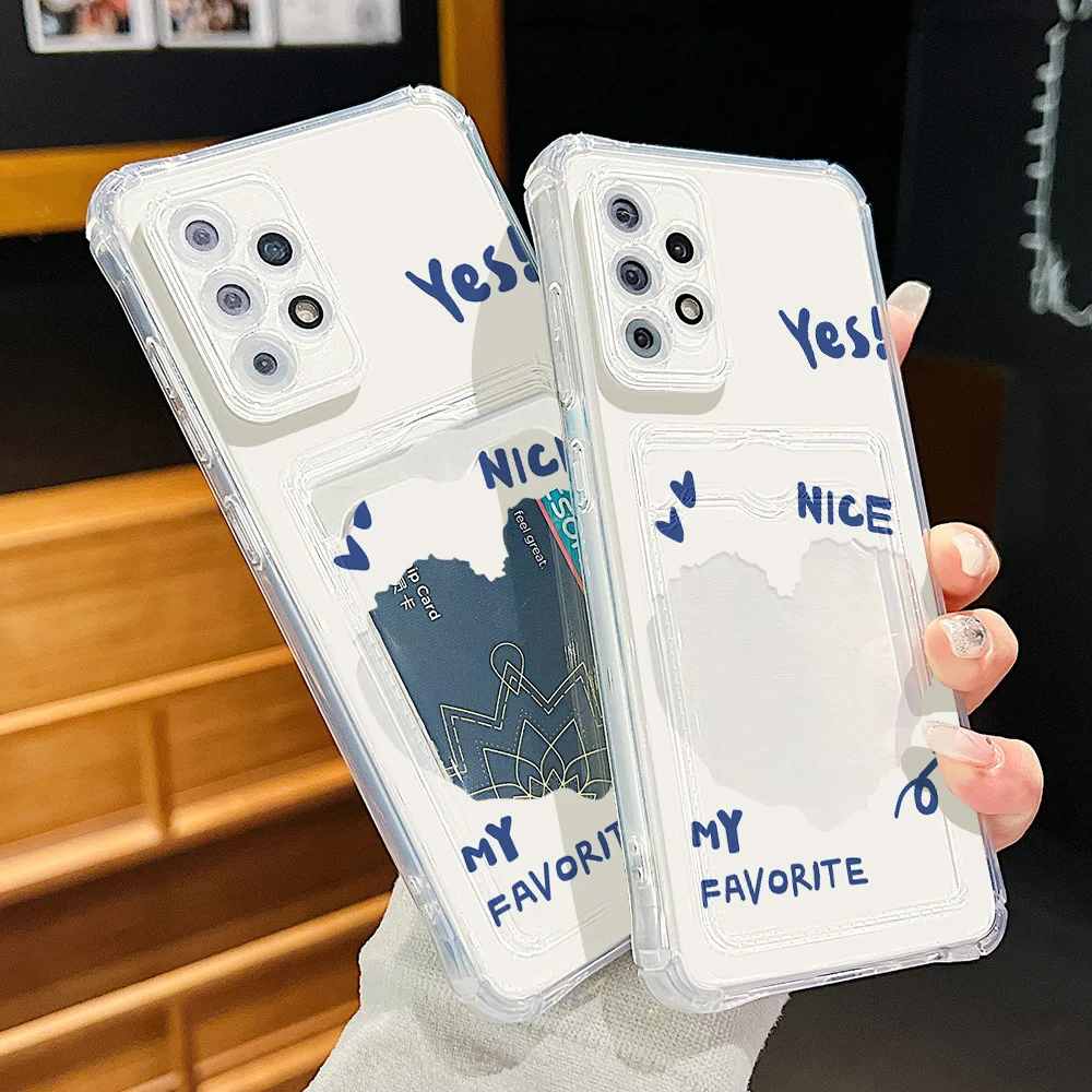 Coque de téléphone en silicone TPU avec insert Compassion pour Samsung A56 A55 A73 A16 A07 A36 A54 A15 A05 A13 A72 A35 A32 A53