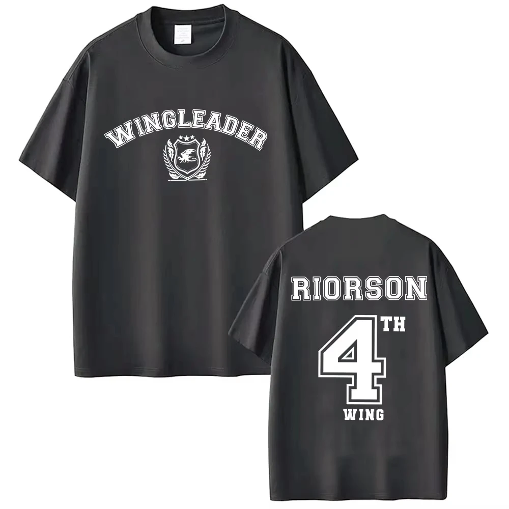 Captain Xaden Riorson Combat Academy Fourth Wing Pilot Commemorative T-shirt Men's and Women's Universal Fashion Cotton T-shirt