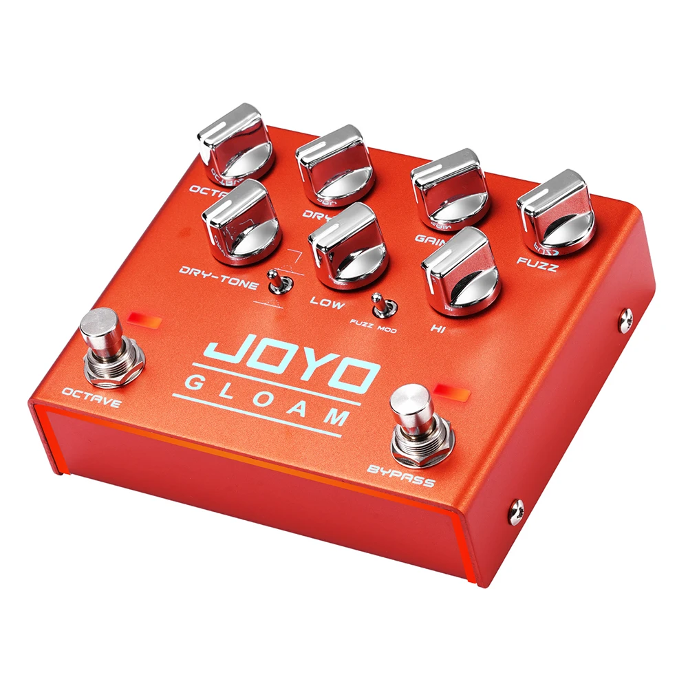 JOYO R-29 GLOAM Octave Fuzz Bass Guitar Effecf Pedal with Dual Independent Footswitch Guitar Pedal for Bassists