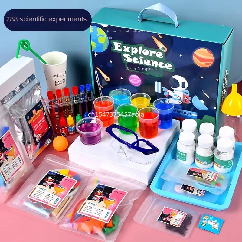 New Kids Science Laboratory Montessori Toys Chemical Experiments Kits Children Educational ToysScience popularization equipment