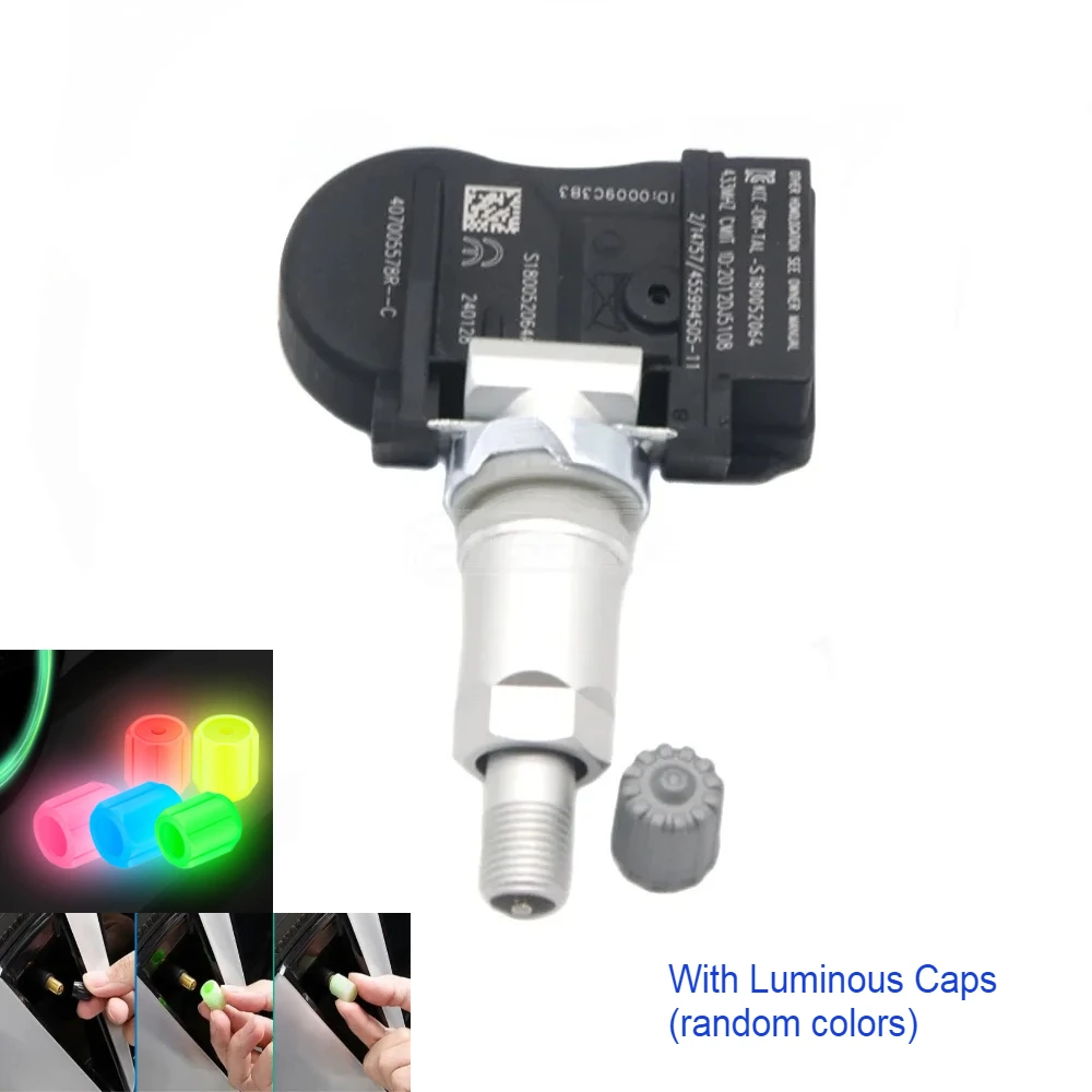 407005578R لرينو ميجان II 2005-2009 سينيك II 2003-2009 TPMS مستشعر مراقبة ضغط الإطارات S120123006F 433 ميجا هرتز #1