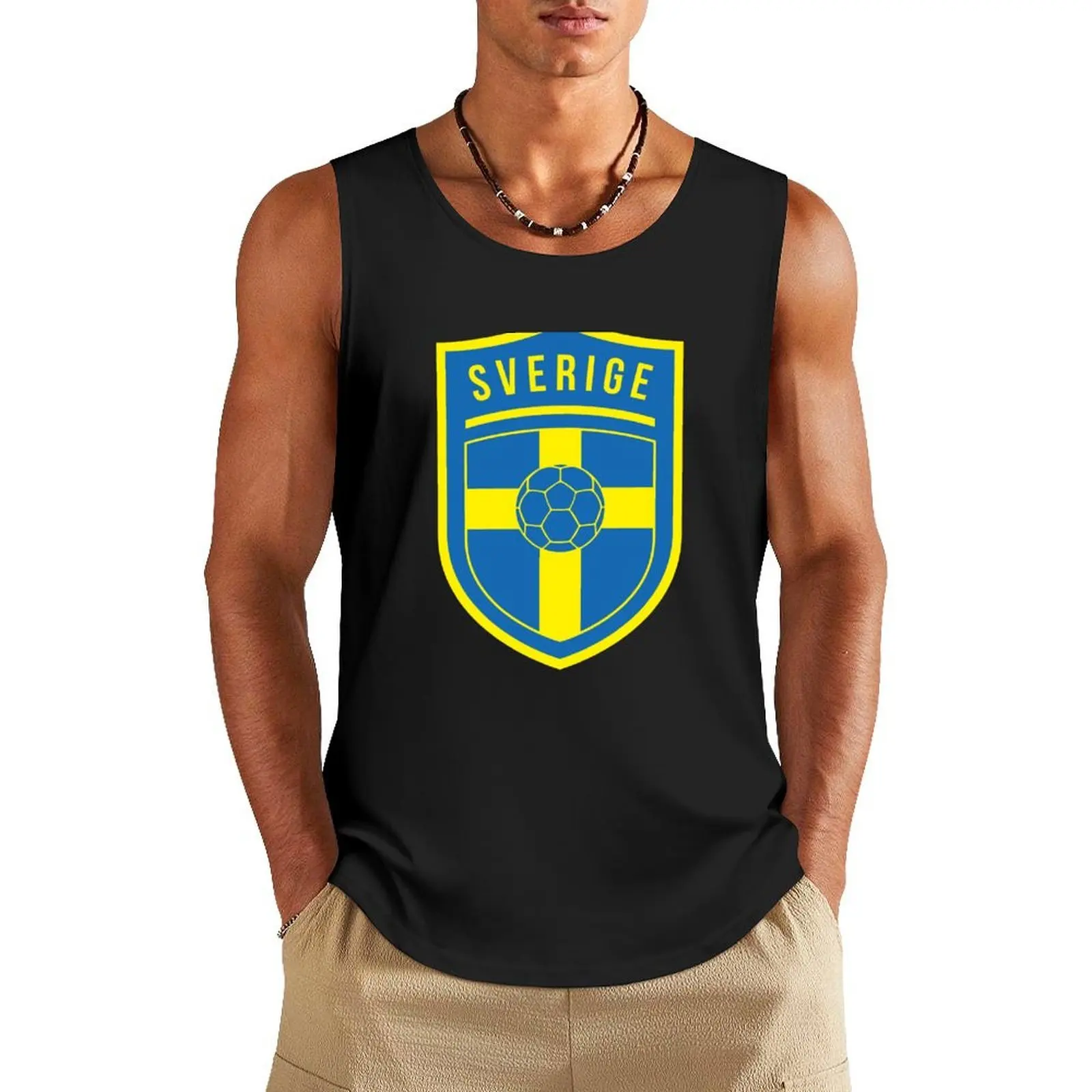 

Sweden / Sverige Tank Top man sexycostume Men's t-shirt Sleeveless men