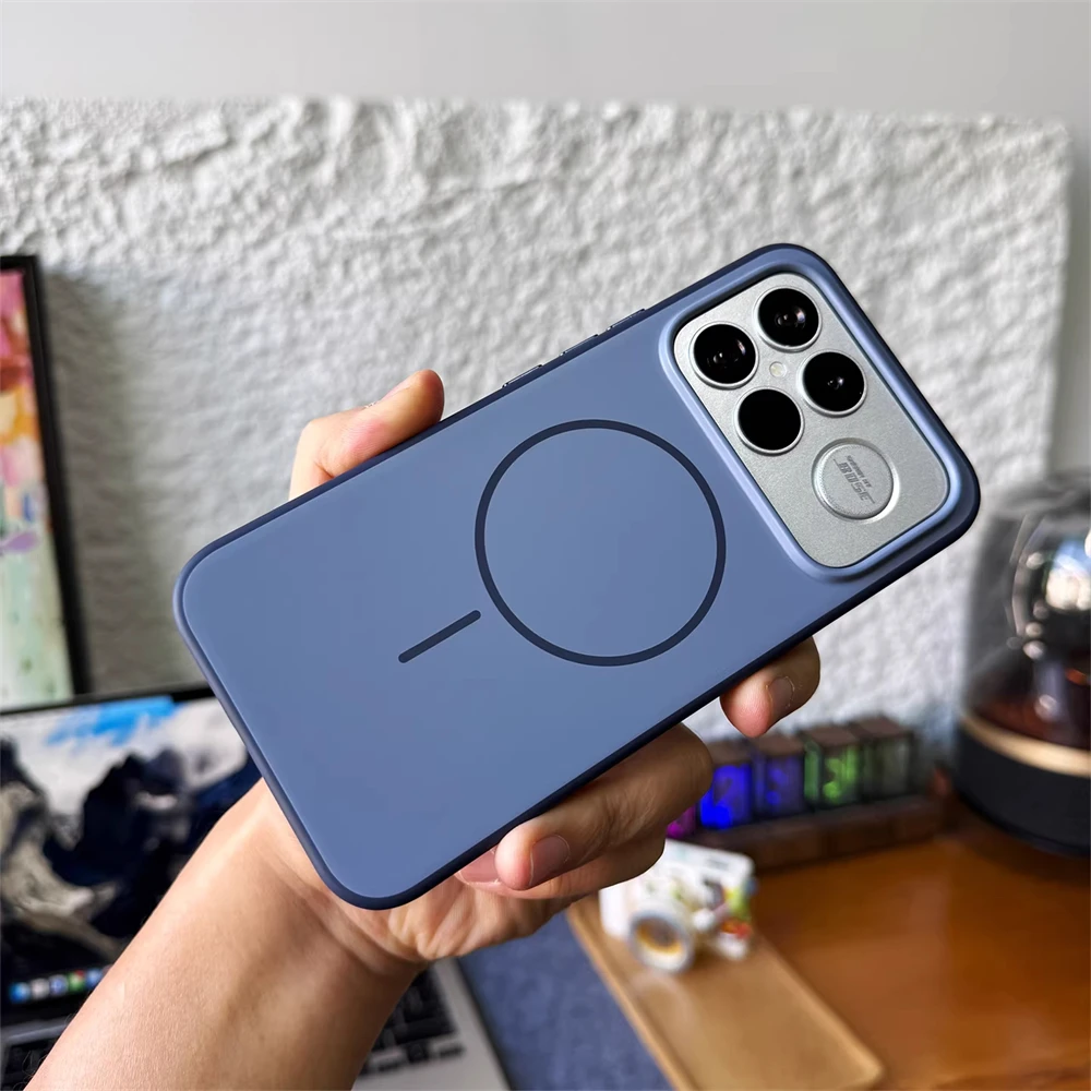 Funda protectora de silicona con diseño minimalista y acabado mate, con cierre magnético, para Xiaomi Poco F9 Ultra y F8 Pro. Resistente a las huellas dactilares, compatible con carga inalámbrica y de diseño delgado.