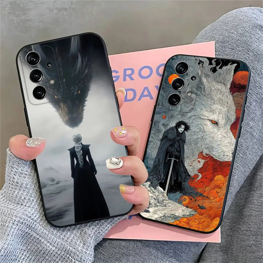 TV Game-of T-Thrones Phone Case Black Silicone Soft For Samsung S26,S25,S24,S23,S22,S21,S30,Ultra,Plus,Fe,Lite