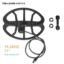 Metal Detector Accessories 19.2khz 11 Inch Search Coil with Screw Professional Waterproof for GT800 GT850 GX850 TC600