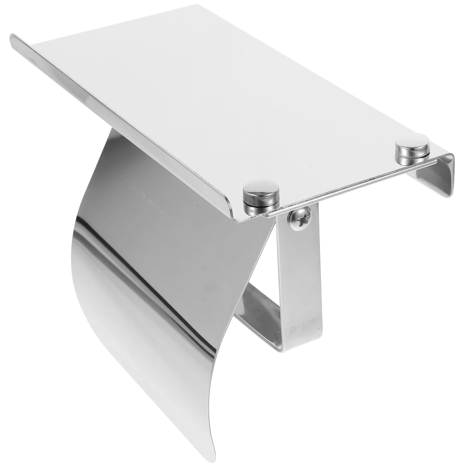 

Toilet Paper Holder Wall Mount Rack Bathroom Tissue Storage Stainless Steel Sundries Wooden Travel Paper Towel Rack