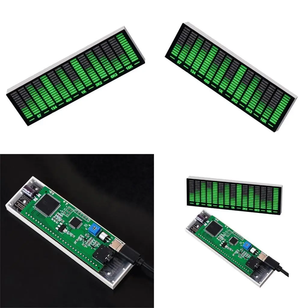 

R53C Пикап Ритм Свет Энергоэффективный слуховой реактивный светодиодный дисплей Музыкальный спектр