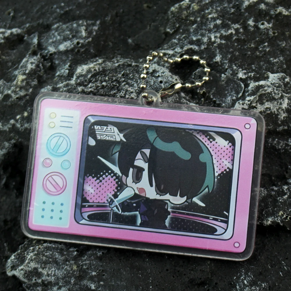 الغريبة المرحلة إيفان آند تيل سلسلة مفاتيح من الكرتون سلسلة أكريليك للمرأة الرجال موضة أنيمي الشكل الاكريليك كيرينغ قلادة هدية