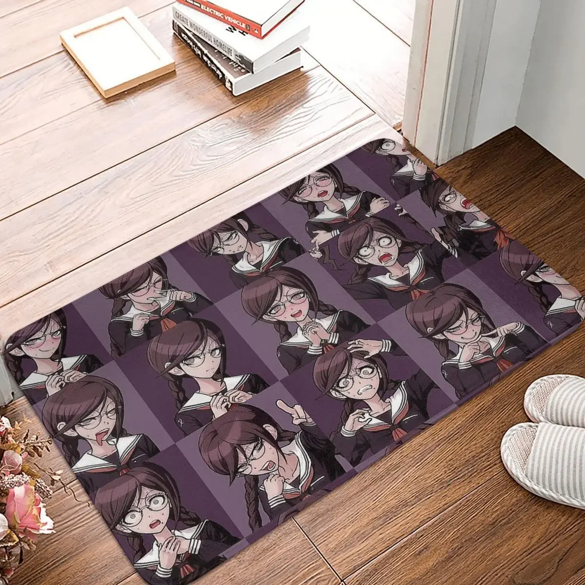 Danganronpa Trigger Happy Havoc Anime Bedroom Mat Touko Fukawa Rug Home Doormat Kitchen Carpet Decor