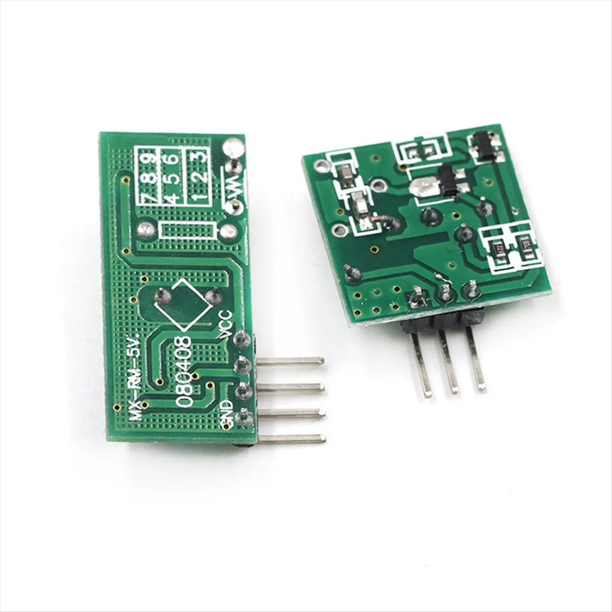AAAE 1 Set 433MHZ Ultra Module Wireless Transmitter Module Burglar Alarm Transmitter Receiver Portable Frequency Module