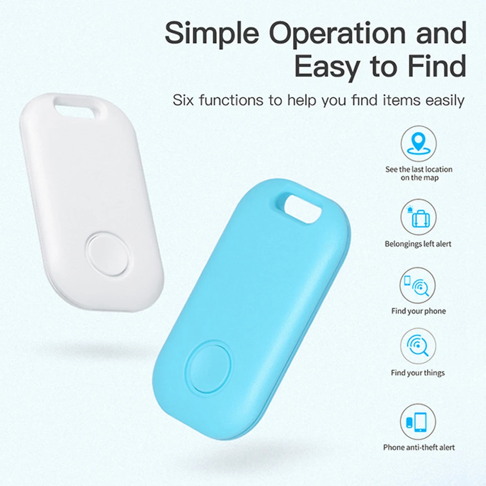 Anti-lost Alarm Tag Reminder Wireless Child Bag Wallet Finder APP Locator Mini Bluetooth GPS Tracker for Android 8+ for iOS 11+