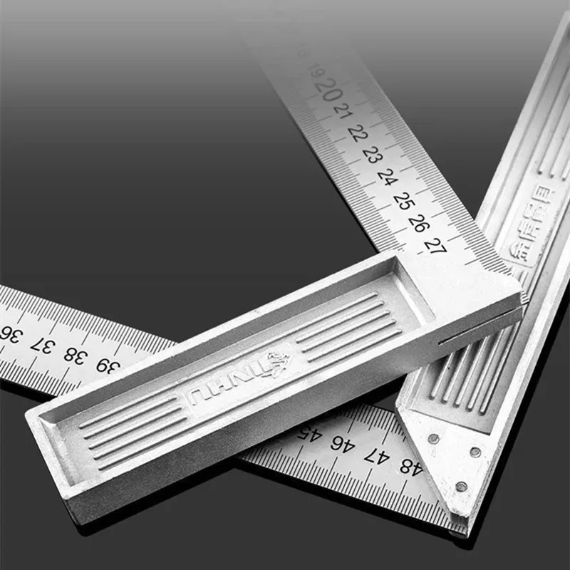 Imagem -05 - Régua Quadrada de Liga de Alumínio 90 Turning Ruler Régua para Carpintaria Aço Turning Gauge Ferramentas de Medição