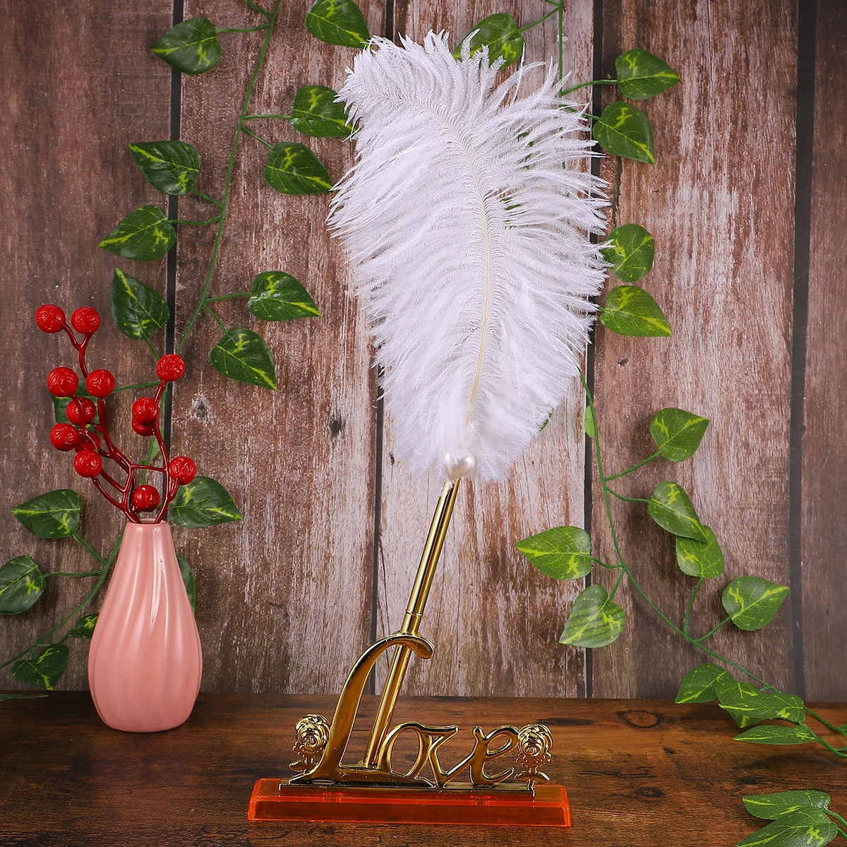 

Silver Metal Wedding Sign Premium Guest Book Party Pen For Anniversary Birthday Engagement Sign Pen