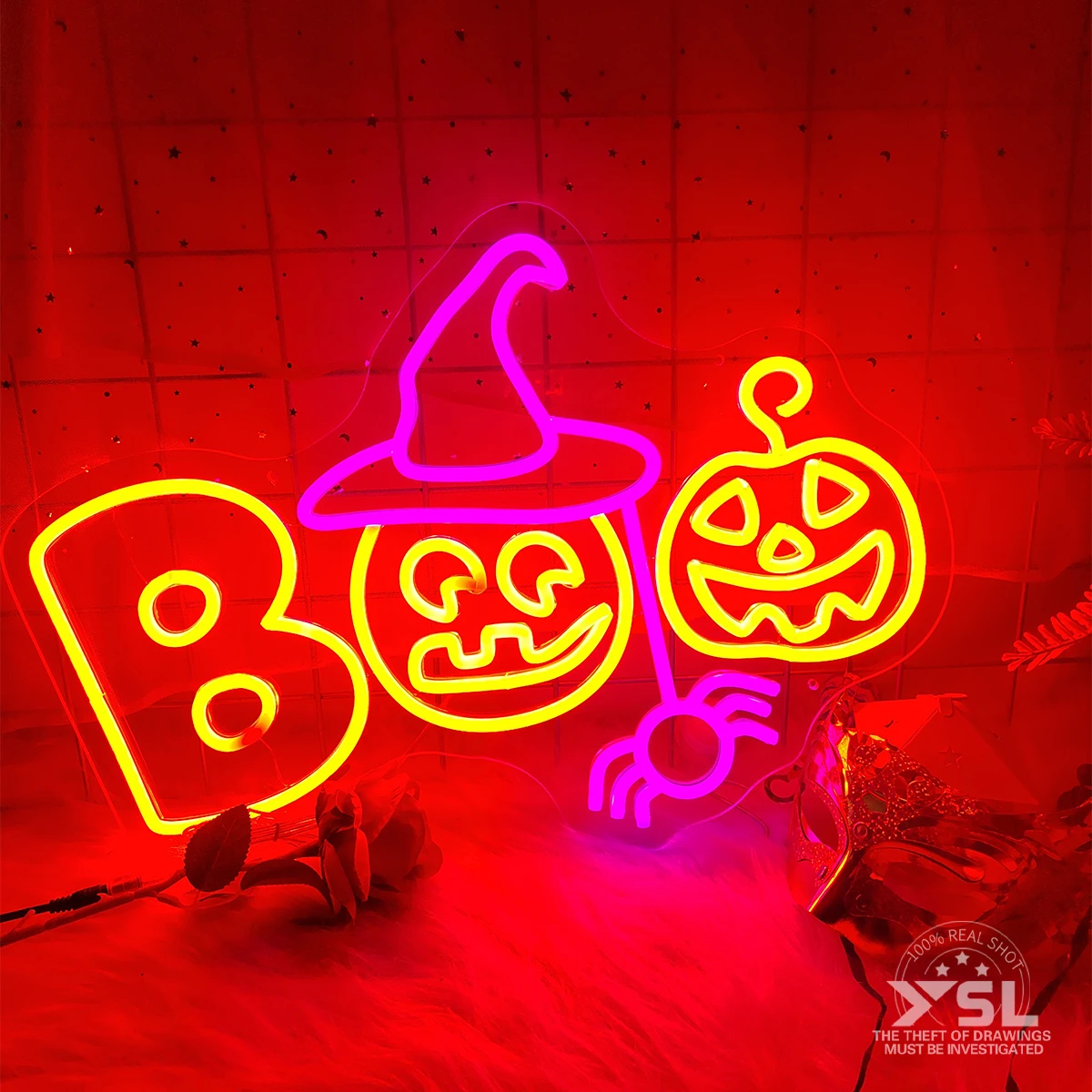 

Pumpkin head neon lamp, Magic Pumpkin Neon Signs For Wall Decor Halloween Decoration Series Anime Room Decor For Spooky Party